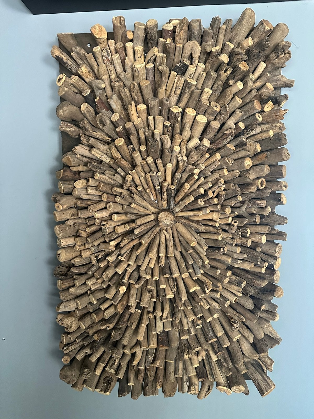 Uniek Houten Wanddecoratie Kunstwerk van Takken, Ophalen, Hout, Boho, Zo goed als nieuw