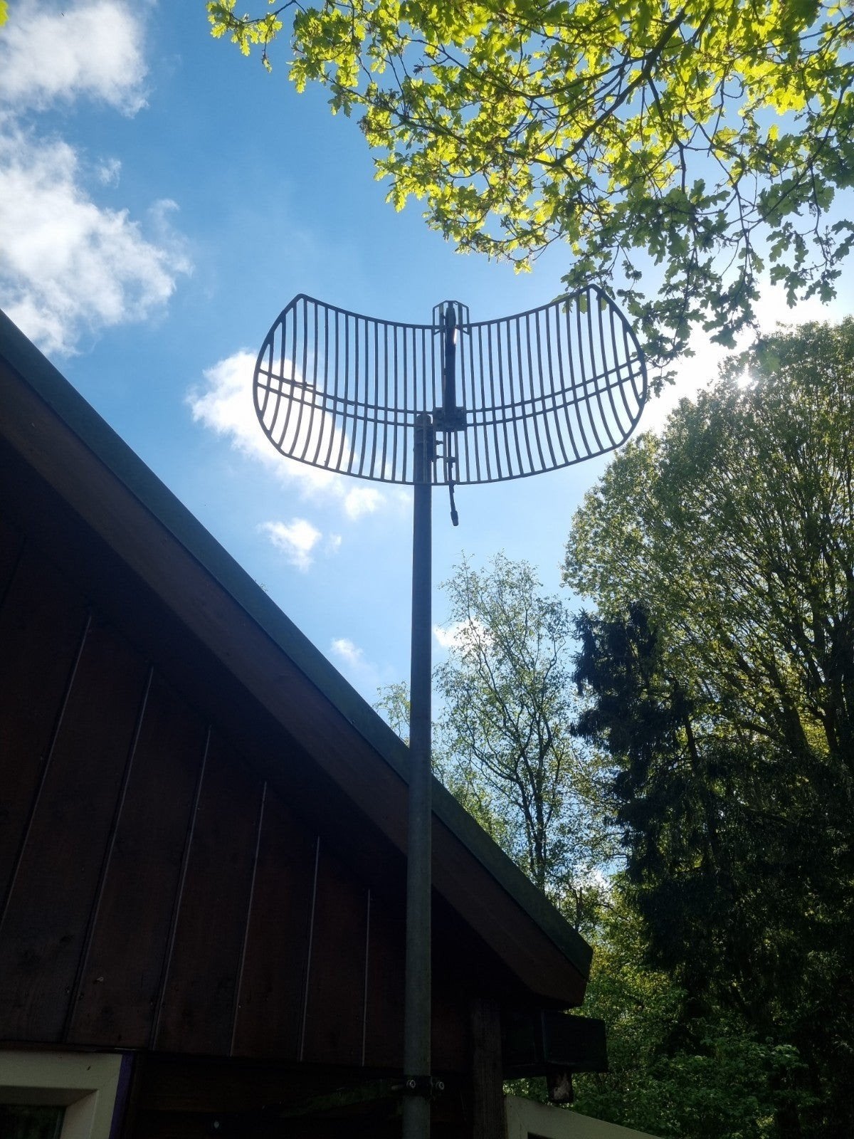 Grote Ontvanger voor Data / Wifi TP-Link + buis bevestiging, Telecommunicatie, Verzenden, Gebruikt, Antenne