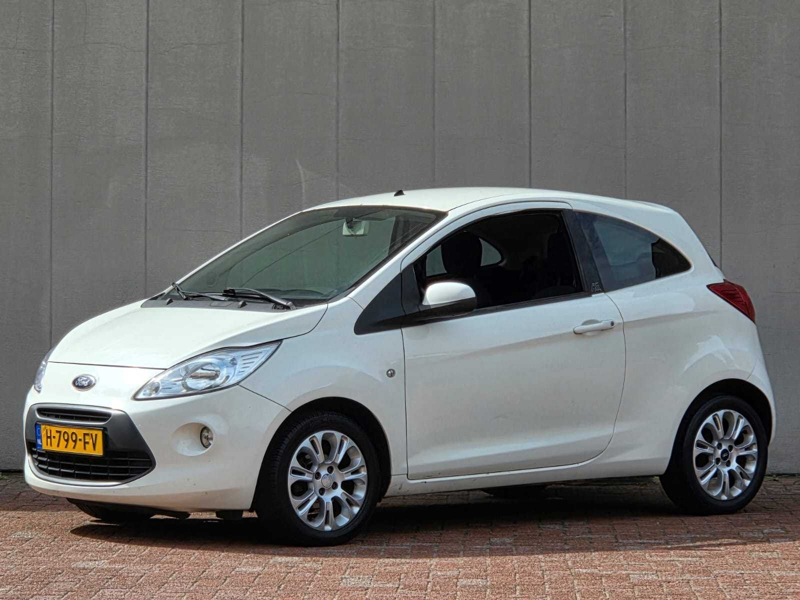 Ford - 2009 - Ka - 1.2 Trend - LPG - Benzine - H-799-FV, Auto's, Gebruikt, Ka, 4 stoelen, Wit