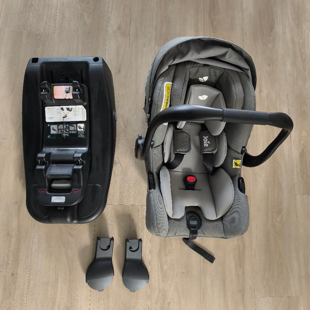 Joie auto stoel met iso fixen, newborn, kinderwagen adapter., Zo goed als nieuw, Isofix, 0 t/m 13 kg, Ophalen