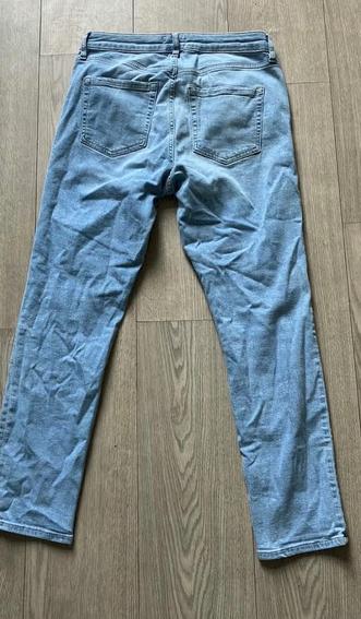 Jeans spijkerbroek maat 42 h&m, Kleding | Dames, Spijkerbroeken en Jeans, Ophalen of Verzenden, Zo goed als nieuw, Blauw, W33 - W36 (confectie 42/44)