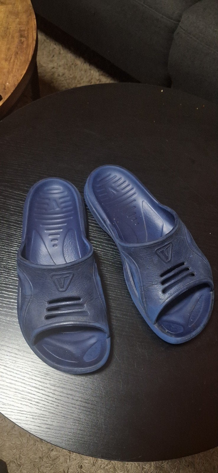Blauwe slippers - Maat 40/41, Ophalen of Verzenden