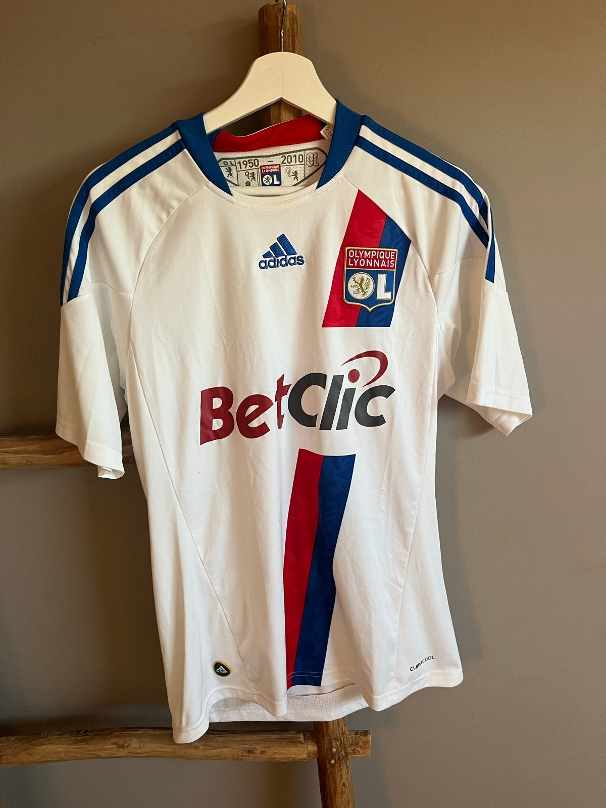Olympique Lyonnais Thuisshirt 2010 Adidas, Maat M, Ophalen of Verzenden, Gebruikt, Shirt