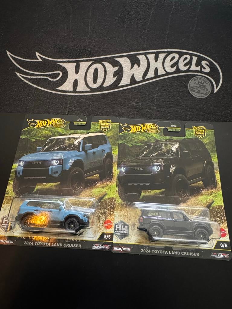 Hot Wheels Premium 2024 Toyota Land Cruiser Chase 0/5 & 5/5, Ophalen of Verzenden, Nieuw, Auto