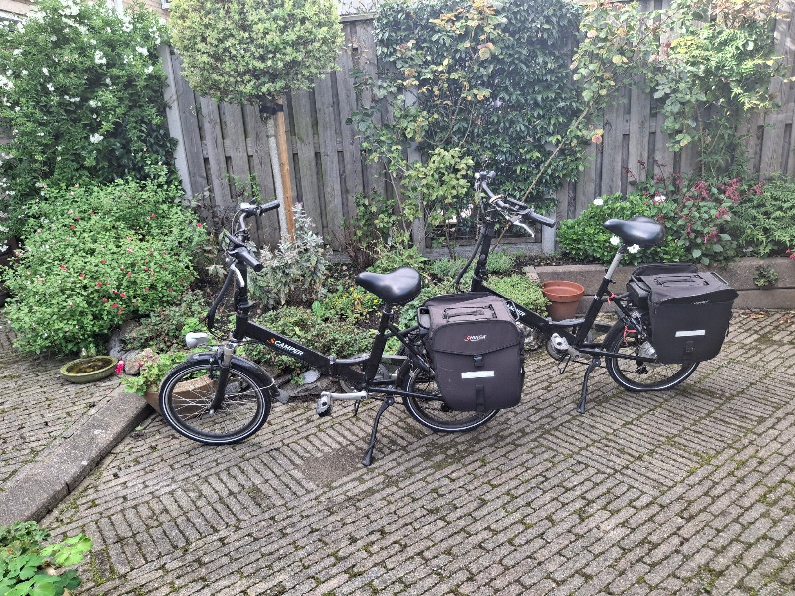 2 Shinga elektrische vouwfietsen 2016 met opladers en, Ophalen, Gebruikt, Totaal opvouwbaar, Overige merken