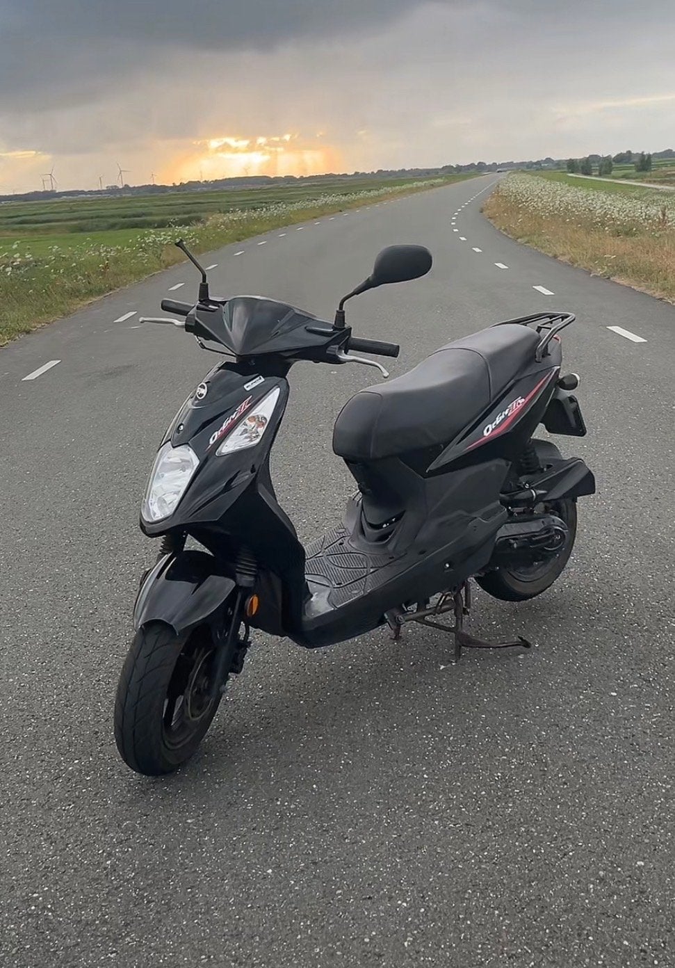 Zwarte Sym Orbit II Scooter, Ophalen of Verzenden, Gebruikt, Benzine, SYM