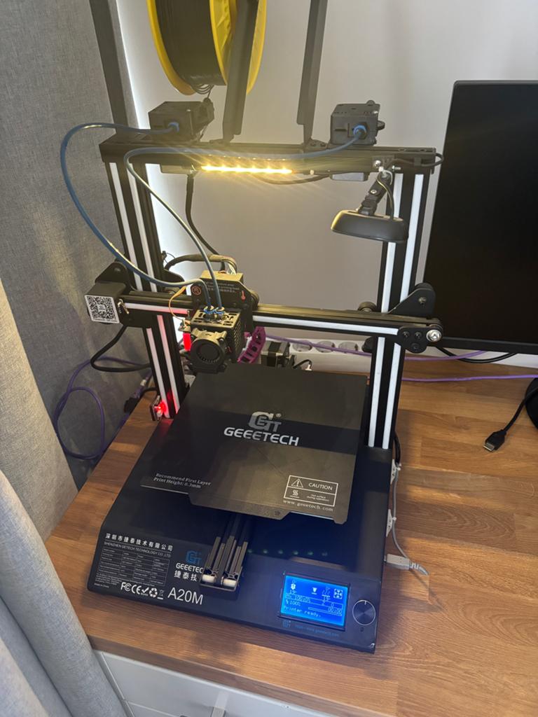 Geeetech A20M 3D-printer - Dual Extruder, Computers en Software, 3D Printers, Ophalen, Zo goed als nieuw, Filament