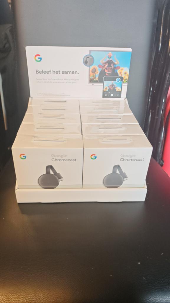 Google Chromecast - Stream films, series en meer naar je tv, Ophalen of Verzenden, Nieuw, HDMI, Zonder harde schijf
