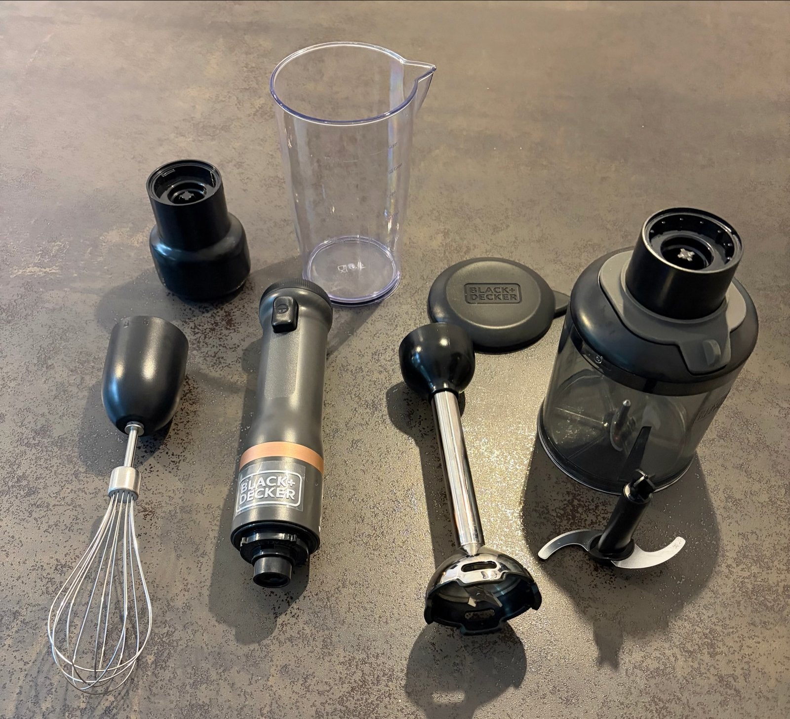 Black+Decker Staafmixer Set - Zo goed als nieuw, Ophalen, Blender, Blender, Blender@hotmail.com