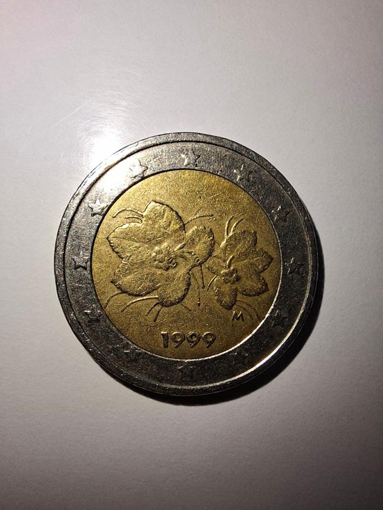 Zeldzame Finse 2 Euro Munt 1999 - Bijzonder Verzamelobject, Postzegels en Munten, Munten | Europa | Euromunten, Ophalen of Verzenden
