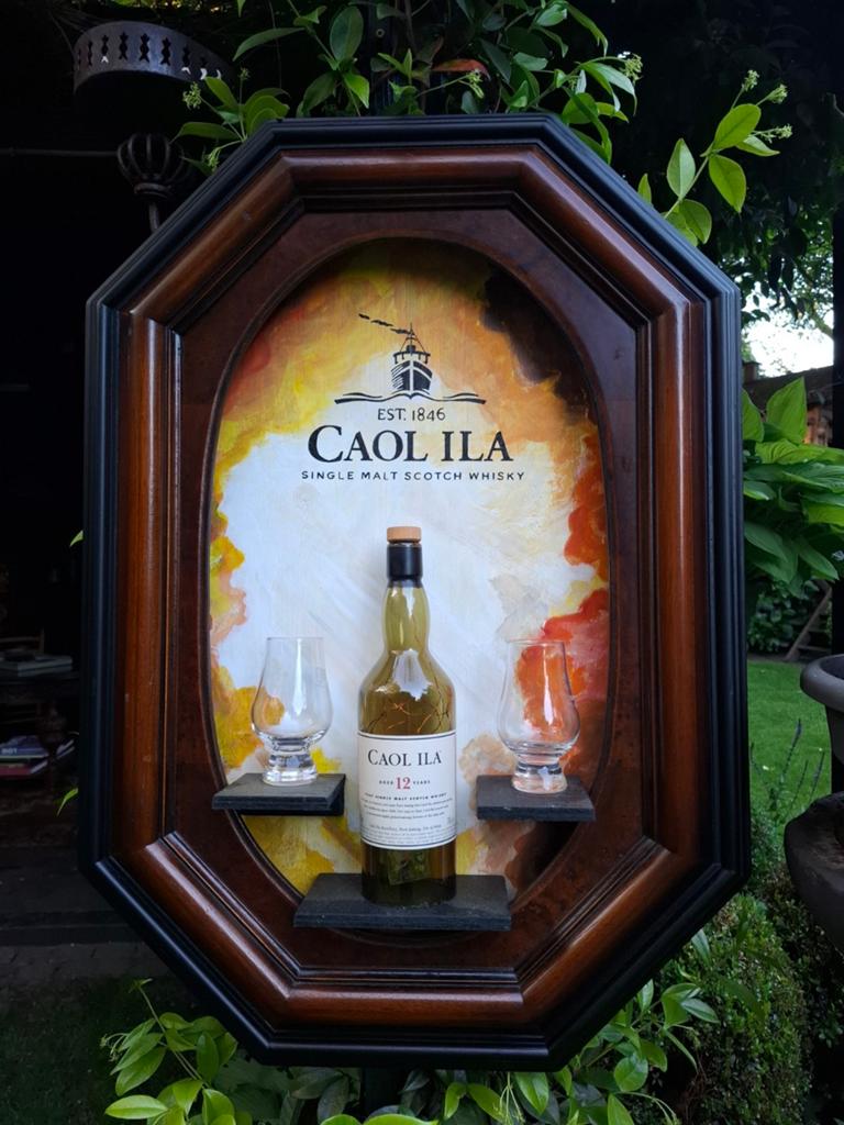 Bar mancave whisky wand deco caol ila, Huis en Inrichting, Ophalen of Verzenden