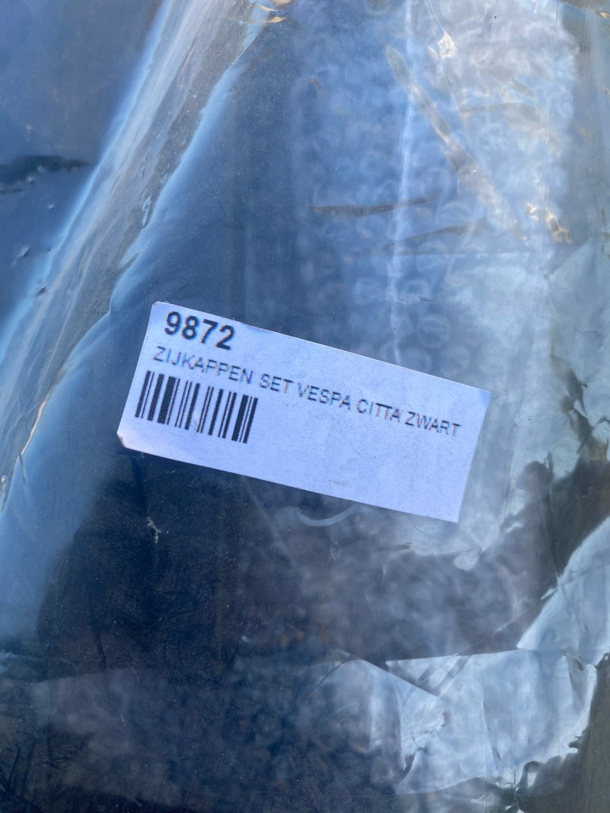 Zijkappen Set Vespa Citta Zwart nieuw!, Ophalen of Verzenden, Nieuw, Kap, Vespa