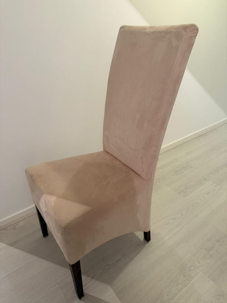 6 hele mooie stoelen eettafelstoelen in zeer goede staat, Ophalen, Gebruikt, Overige kleuren, Stof
