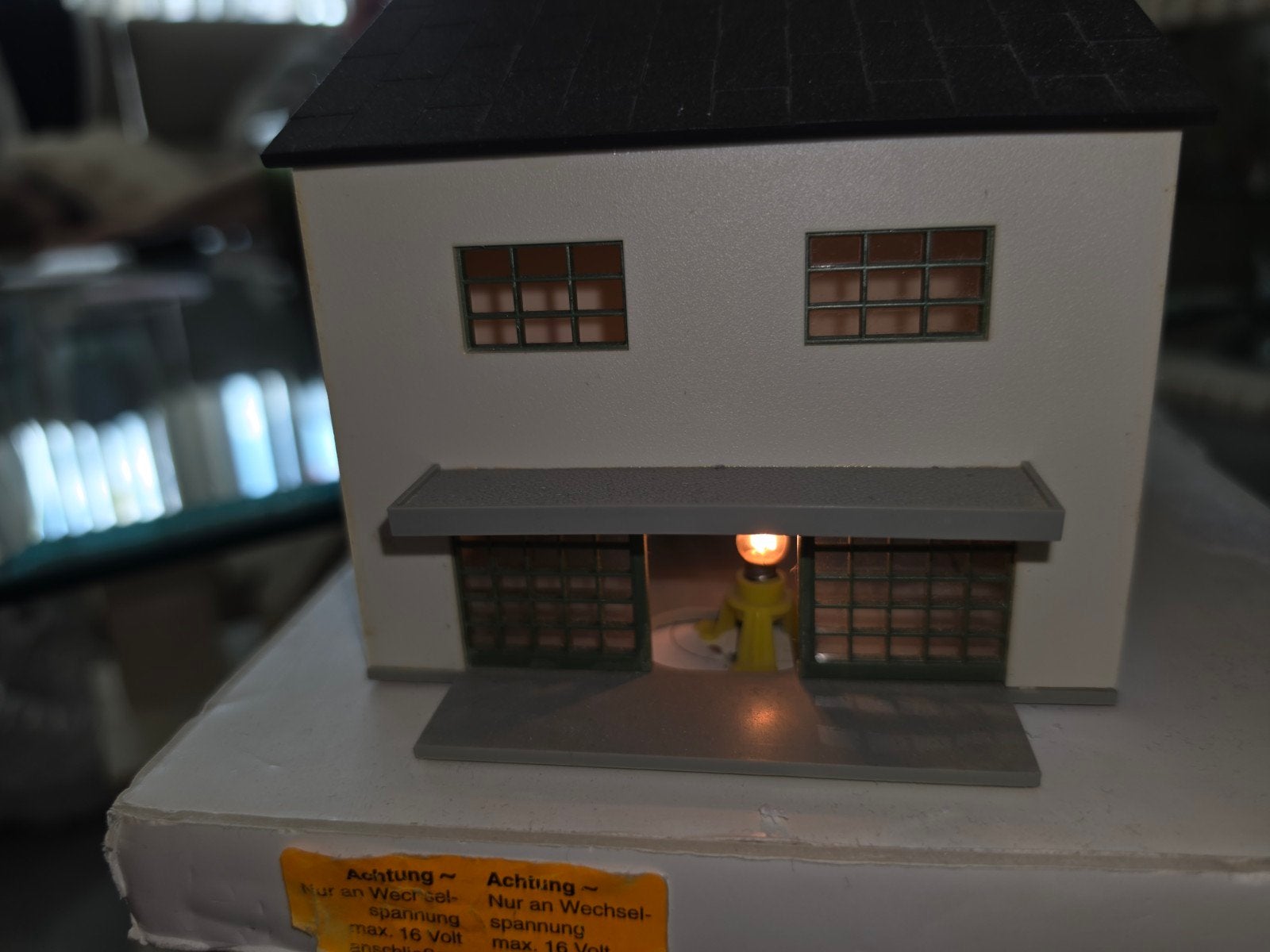 Kabelbaan model met station en gondels, Gebruikt, Gelijkstroom of Wisselstroom, Brug, Tunnel of Gebouw, Ophalen