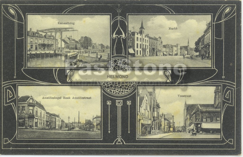 Helmond, Verzenden, 1920 tot 1940, Ongelopen, Noord-Brabant