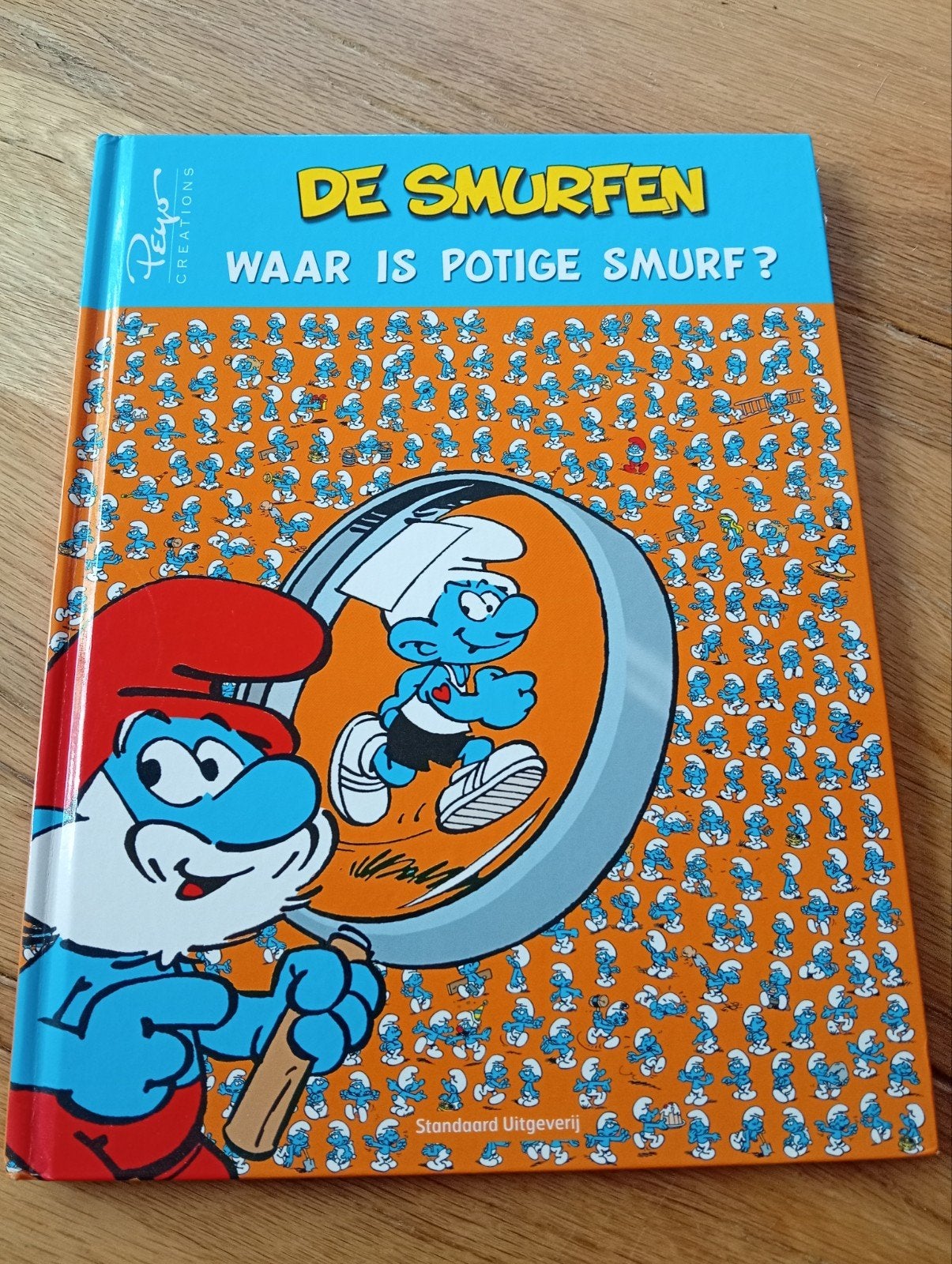 De Smurfen: Waar is Potige Smurf? Zoekboek, 3 tot 4 jaar, Peyo, Ophalen of Verzenden, Zo goed als nieuw
