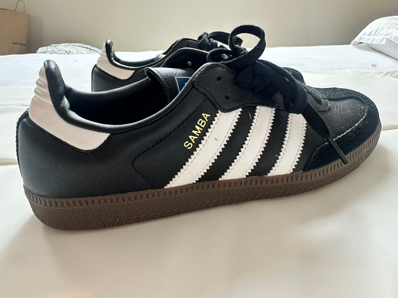 Adidas Samba OG B75807 Zwart/Wit EU 40 – één keer gedragen, Ophalen of Verzenden, Zo goed als nieuw, Zwart