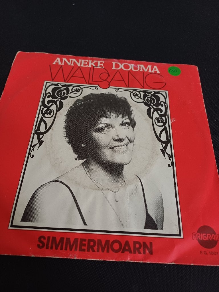 275a Single Anneke Douma – Waldsang – F.G. 1001, Gebruikt, 7 inch, Ophalen of Verzenden, Overige typen