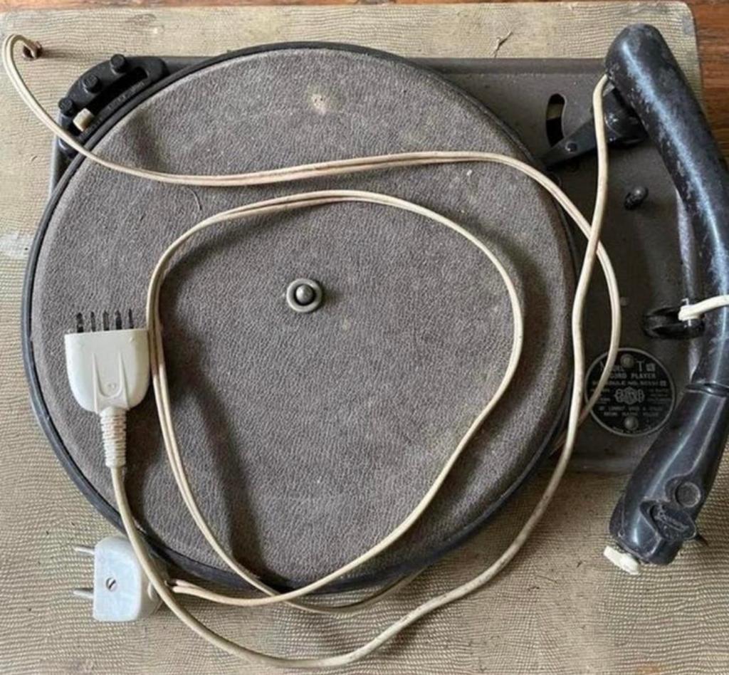 Antieke Garrard Platenspeler - British & Best Motor, Audio, Tv en Foto, Platenspelers, Ophalen of Verzenden, Niet werkend, Platenspeler