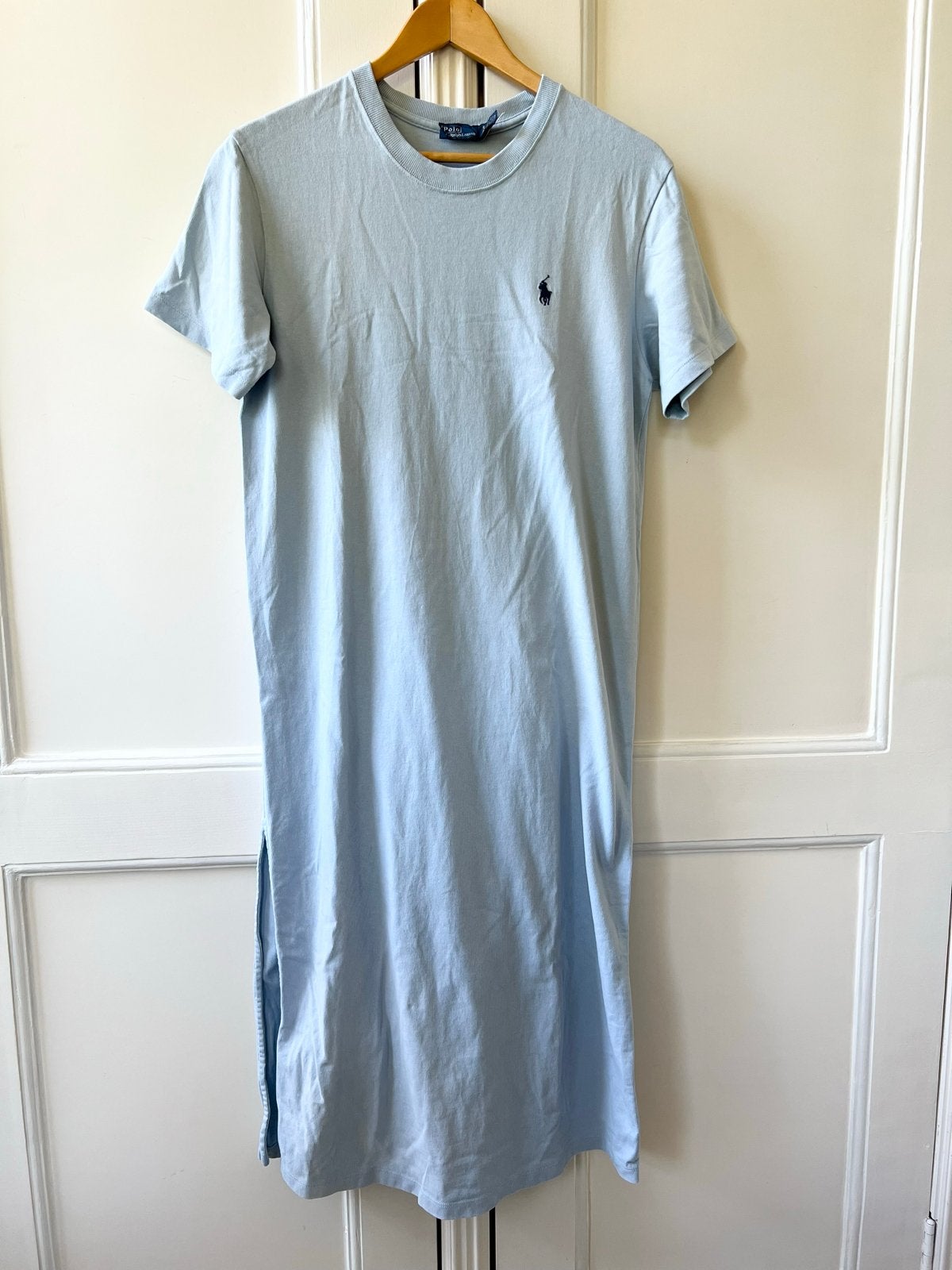 Polo Ralph Lauren jurk lichtblauw, maat S - nieuw!, Blauw, Nieuw, Ophalen of Verzenden, Maat 36 (S)