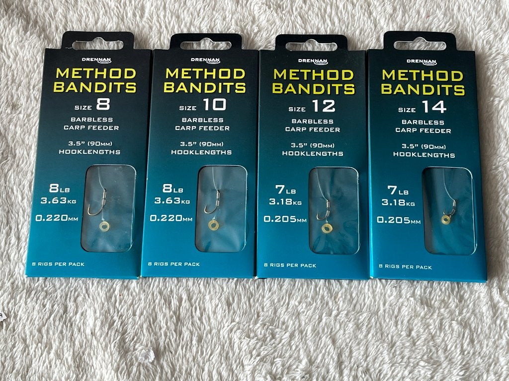 adv 449 / NIEUW  set 4 pakjes commercial onderlijnen DRENNAN, Ophalen of Verzenden, Nieuw, Haak