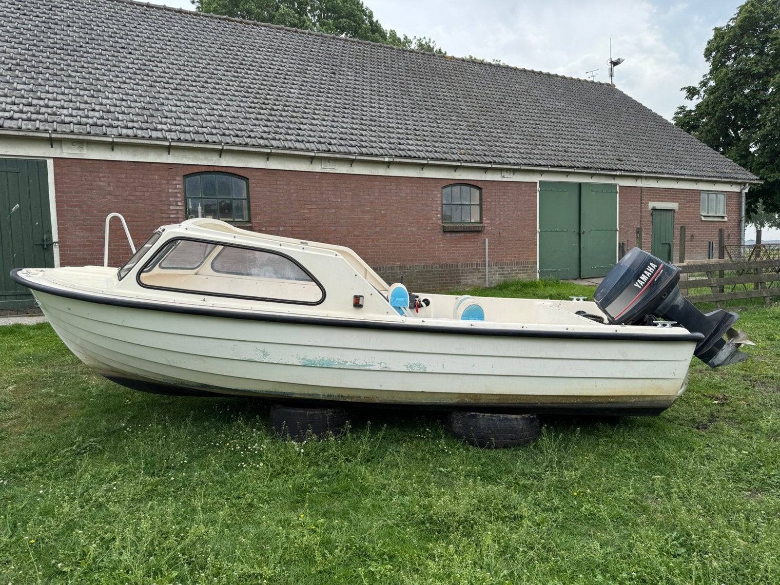 Askeladden 16/4400 met Yamaha 40 pk, Ophalen of Verzenden, Gebruikt, Overige merken, Buitenboordmotor