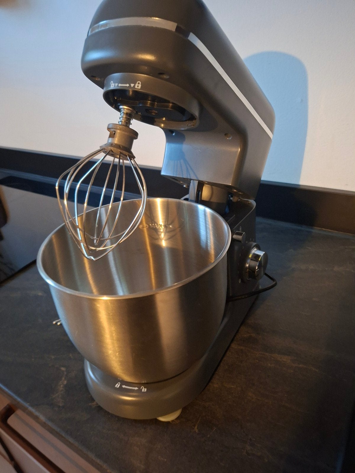SilverCrest Keukenmachine met RVS kom, Witgoed en Apparatuur, 3 tot 4 liter, Ophalen of Verzenden, Zo goed als nieuw, 3 snelheden of meer