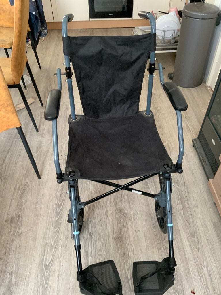 Rolstoel, Diversen, Rolstoelen, Ophalen, Inklapbaar, Gebruikt, Duwrolstoel