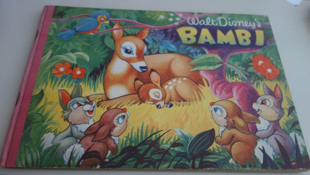 disney plaatjesboek van Bambi, Ophalen of Verzenden, Bambi of Dumbo, Gebruikt, Overige typen