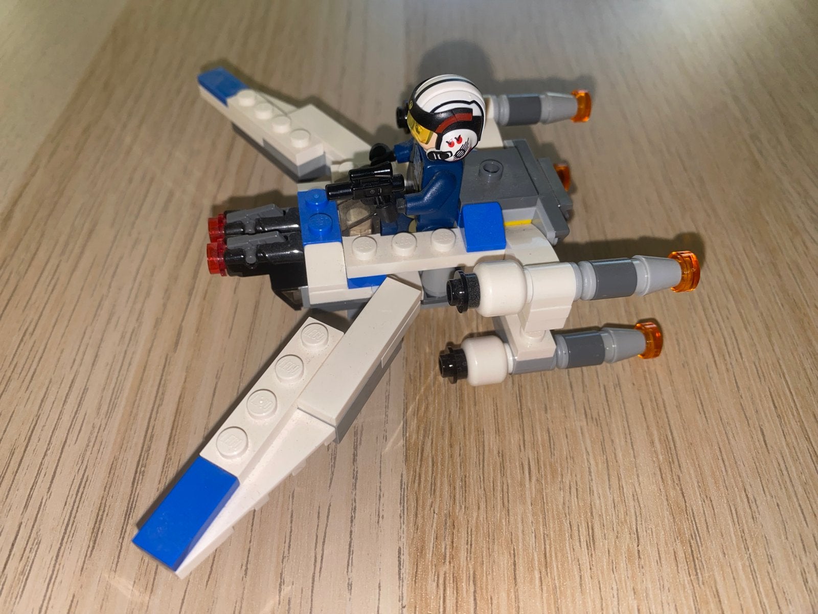 LEGO Star Wars U-Wing Microfighter met piloot zgan geen doos, Ophalen of Verzenden, Zo goed als nieuw, Overige merken