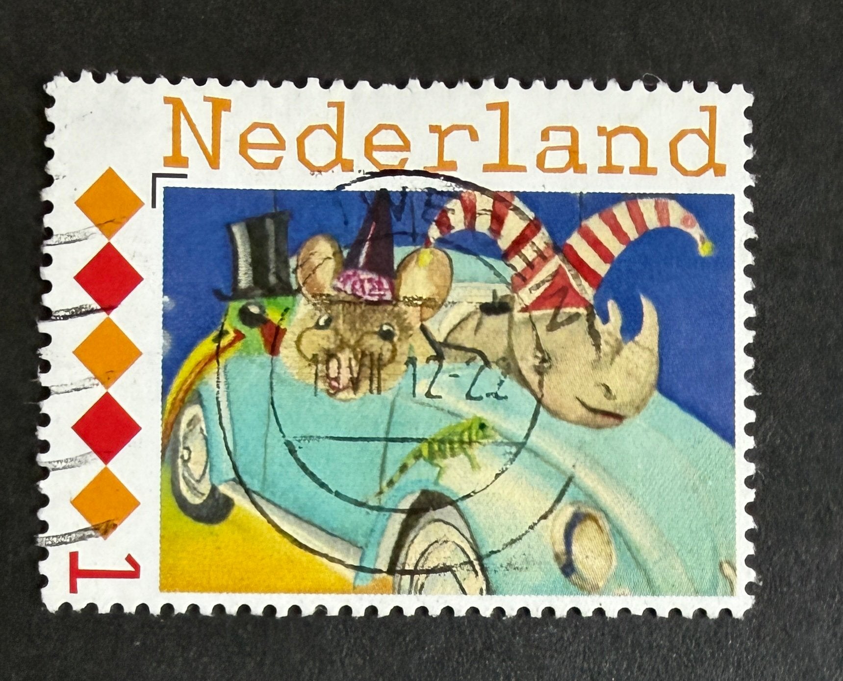 10-Persoonlijke zegel, Verzenden, Gestempeld