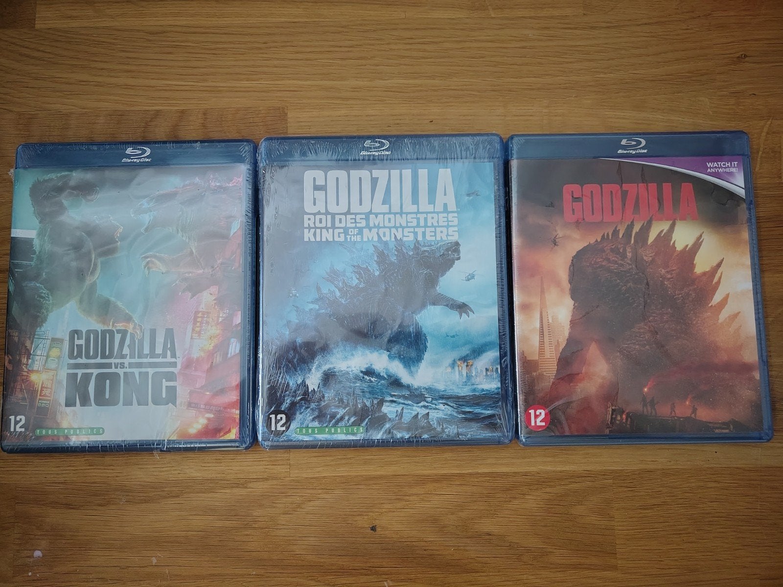Godzilla trilogie op bluray (Nieuw in Seal), Cd's en Dvd's, Engels, Ophalen of Verzenden, Blu-ray, Filmcollectie