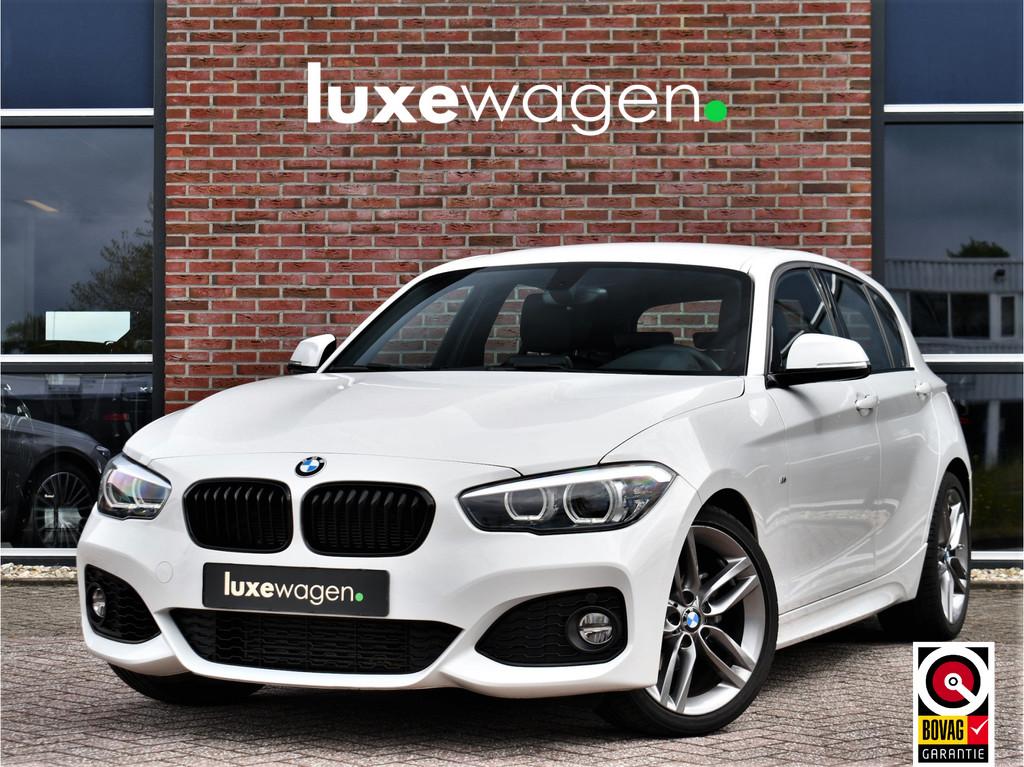 BMW 1-serie 118i M-Sport NL-auto 18inch Leder LED Shadowline, Auto's, BMW, Bedrijf, Te koop, 1-Serie, ABS, Airbags, Airconditioning