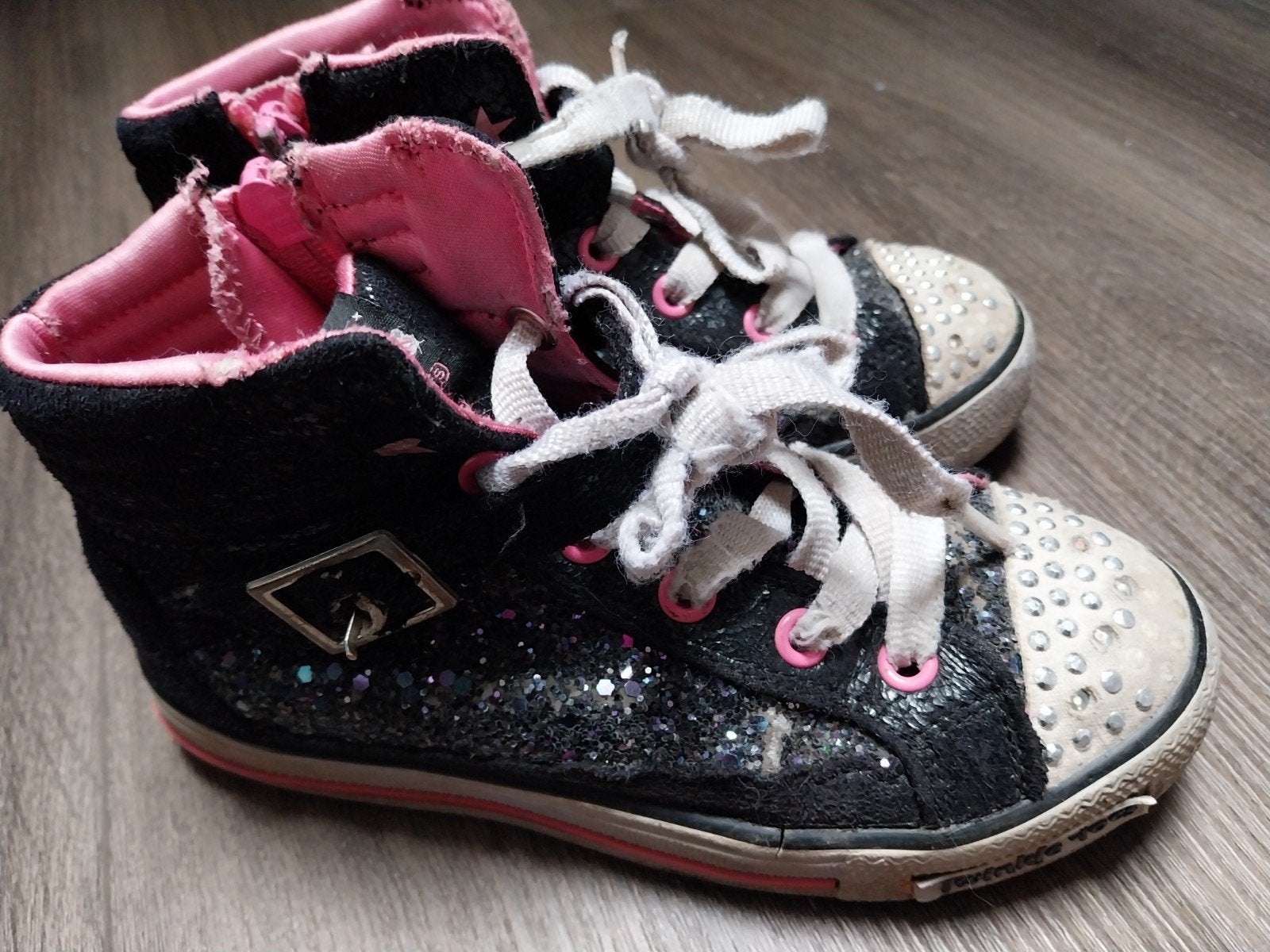 Skechers Twinkle Toes sneakers m 30 met glitters en lichtje, Gebruikt, Meisje, Schoenen, Skechers