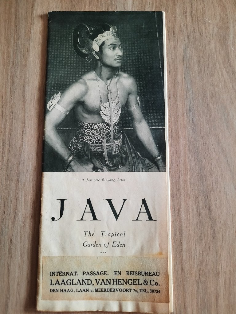 Reisbrochure Java 1925, Ophalen of Verzenden, Reisgids of -boek, Azië, Gelezen