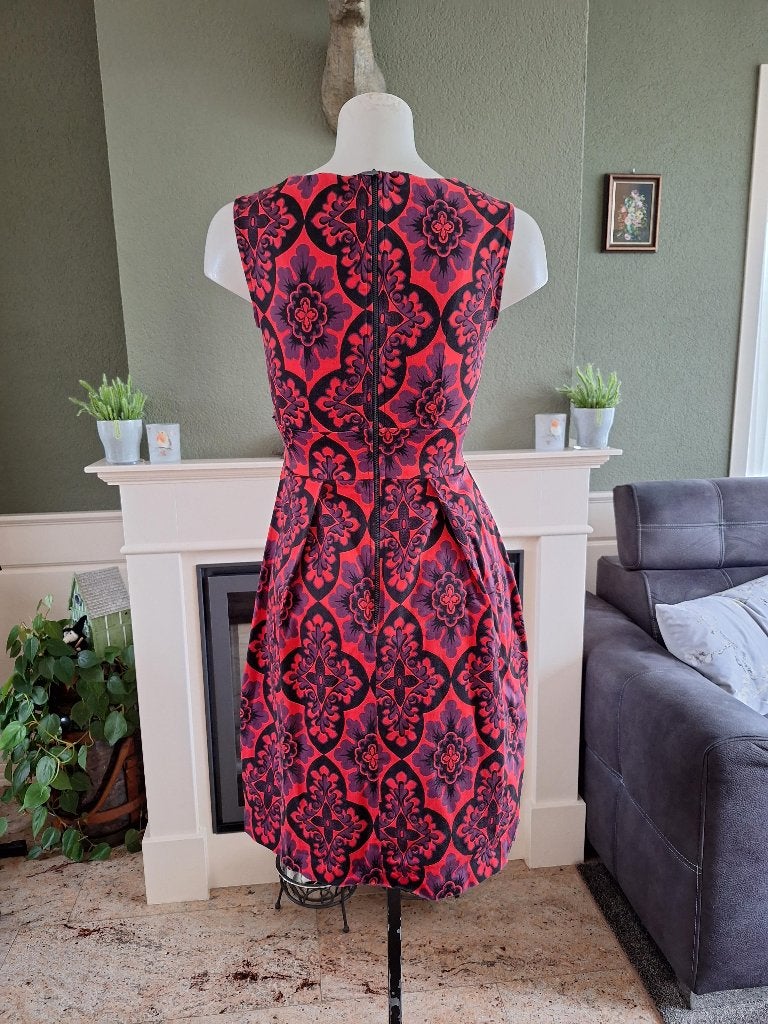 Closet London mooie jurk 10 met zakken 38 M, Kleding | Dames, Jurken, Maat 38/40 (M), Overige kleuren, Zo goed als nieuw, Knielengte