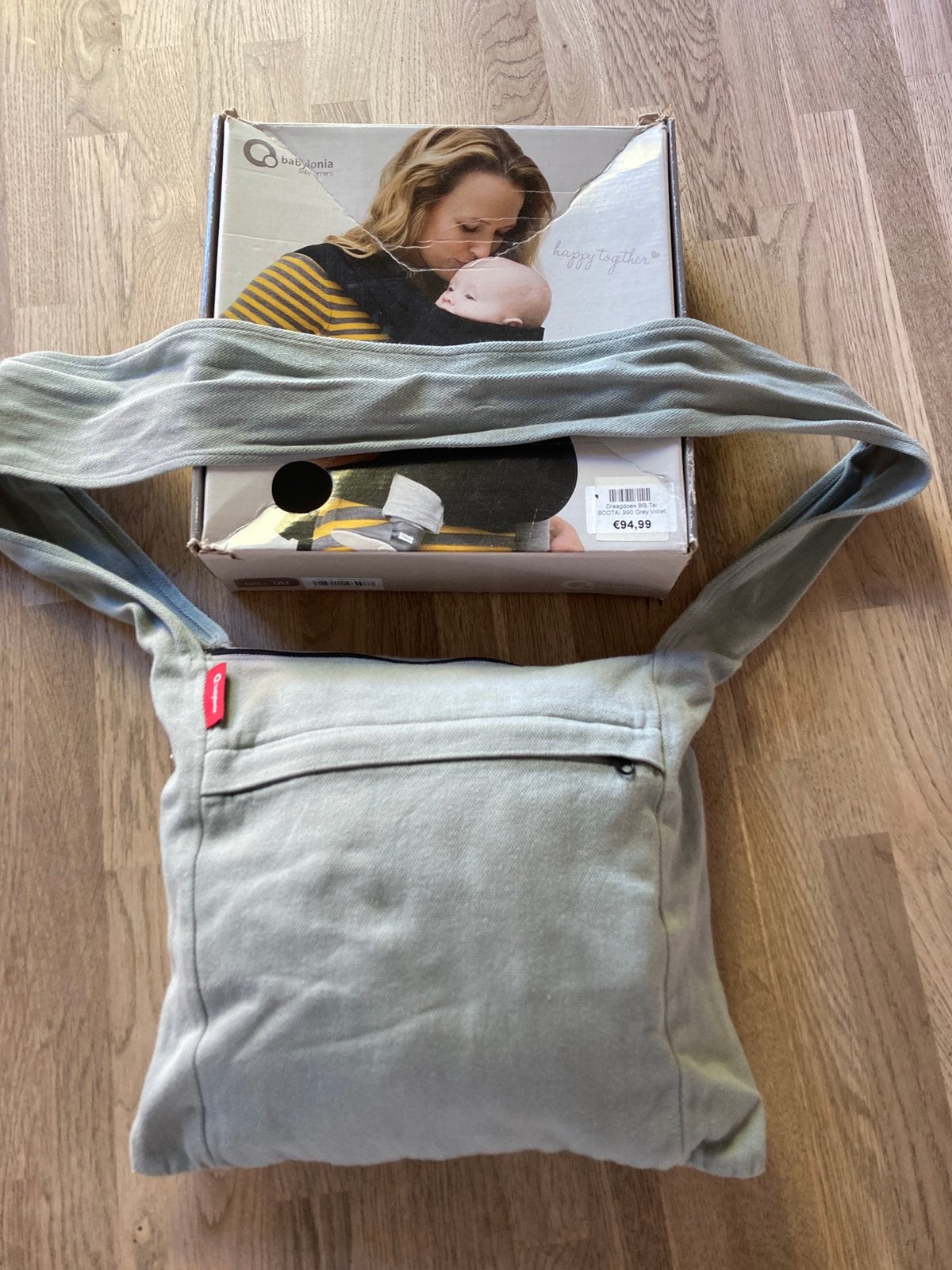 Babylonia BB Tai draagdoek grey violet, Overige merken, Draagdoek, Ophalen of Verzenden, Zo goed als nieuw
