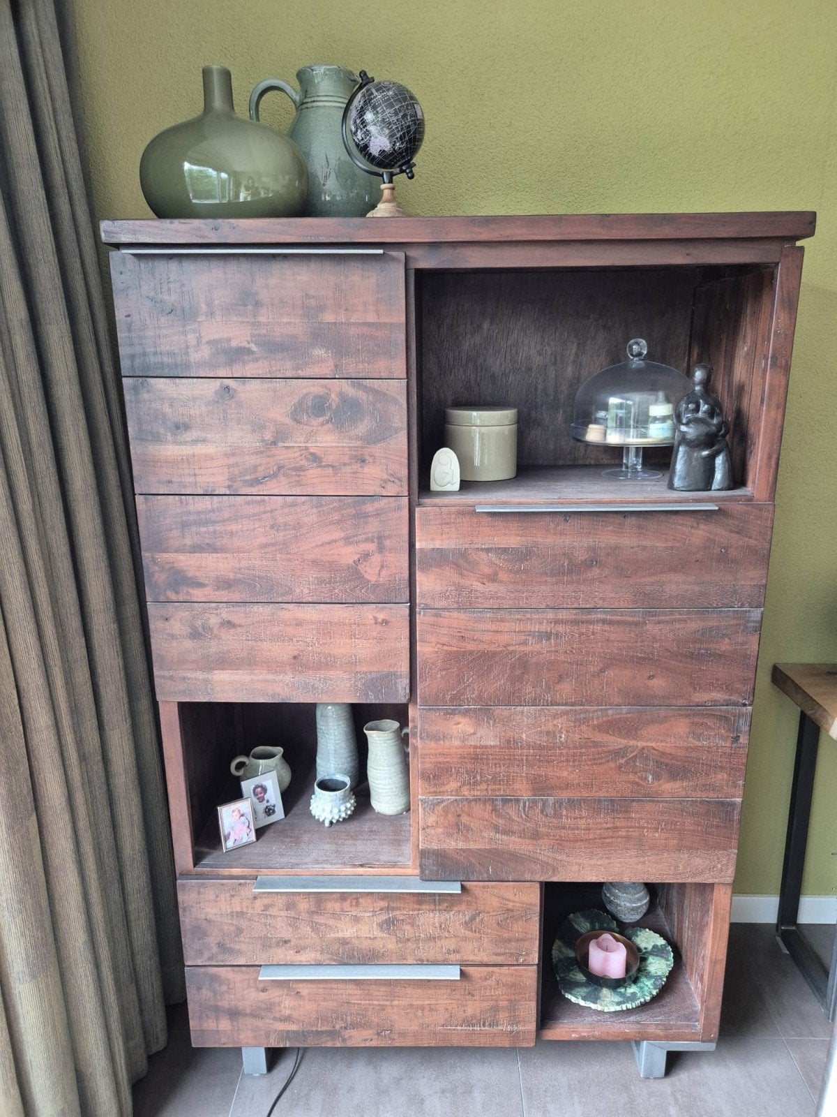 Wandkast, Salontafel, TV-meubel, Eettafel + Stoelen, Ophalen
