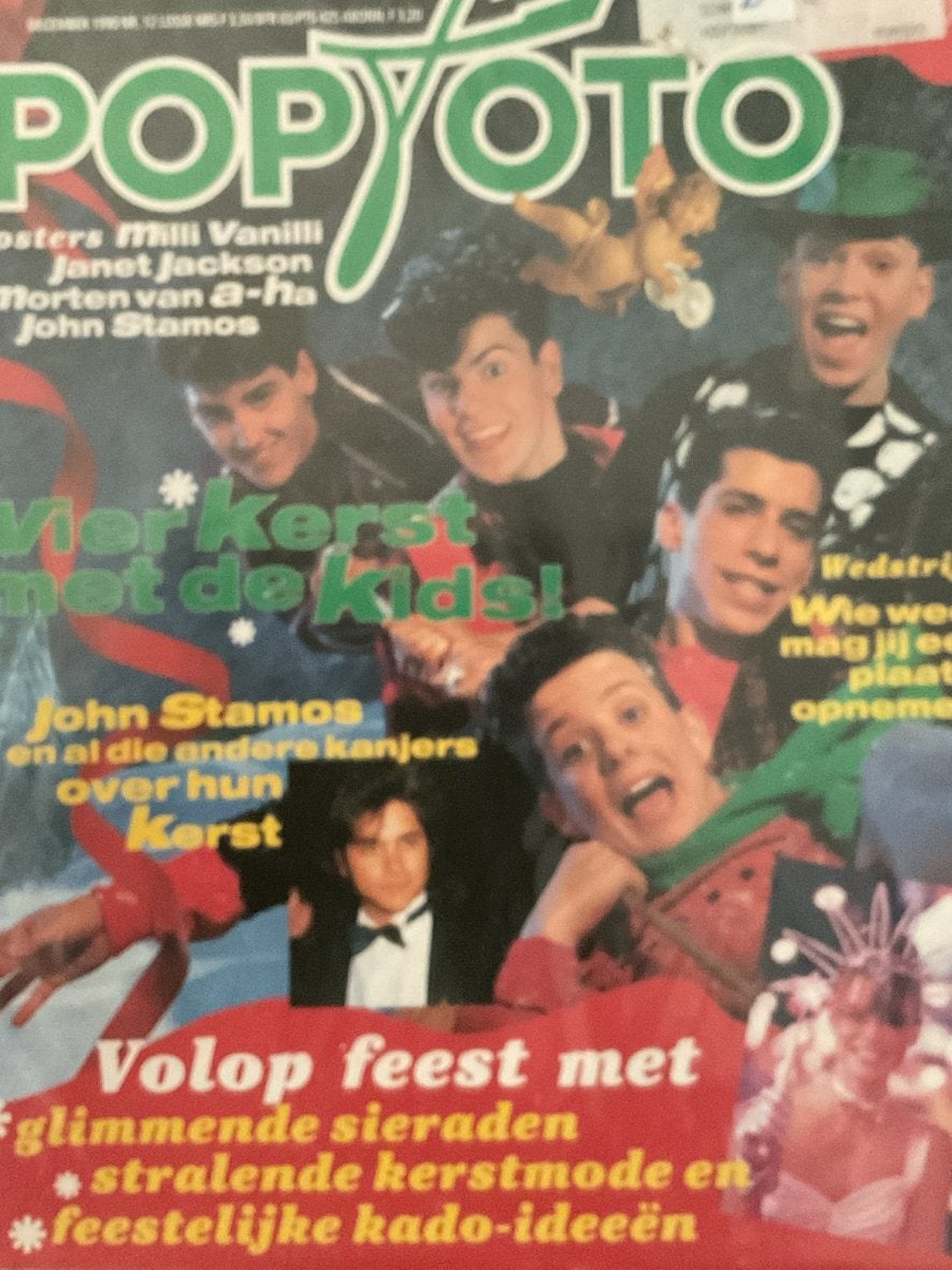 Popfoto Kersteditie met Milli Vanilli, Janet Jackson, Boeken, Verzenden, Zo goed als nieuw, Muziek, Film of Tv