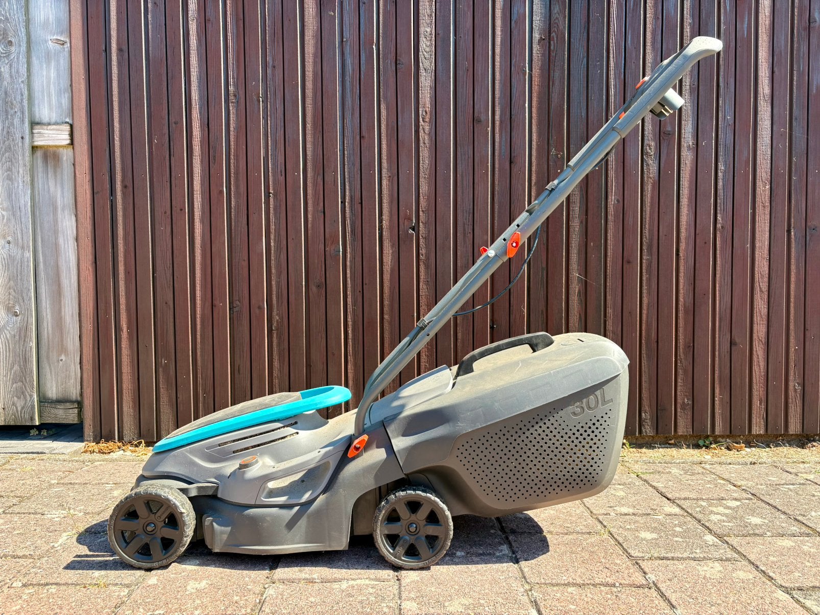 Gardena grasmaaier, Ophalen, Gebruikt, Elektrische grasmaaier, Opvangbak