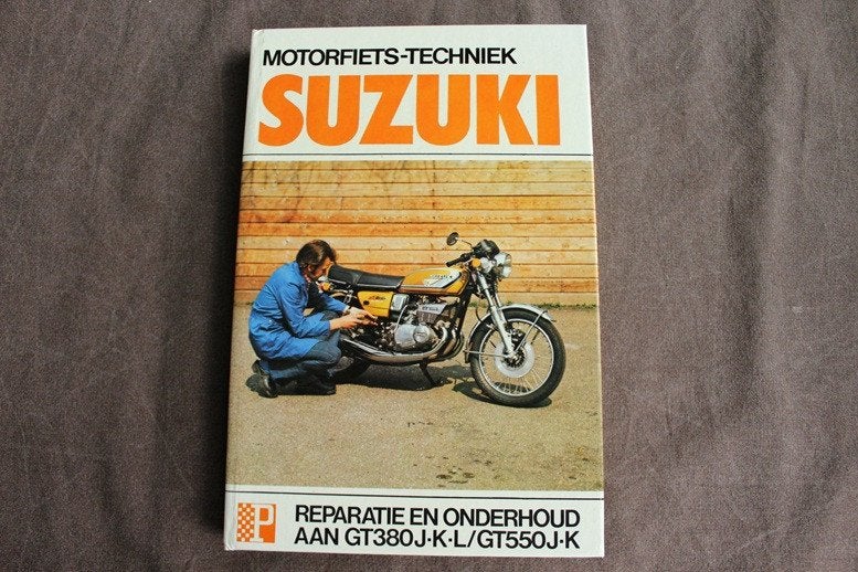 SUZUKI GT380 GT550 Ram Air werkplaatsboek GT 380 J K L, Motoren, Ophalen of Verzenden, Suzuki
