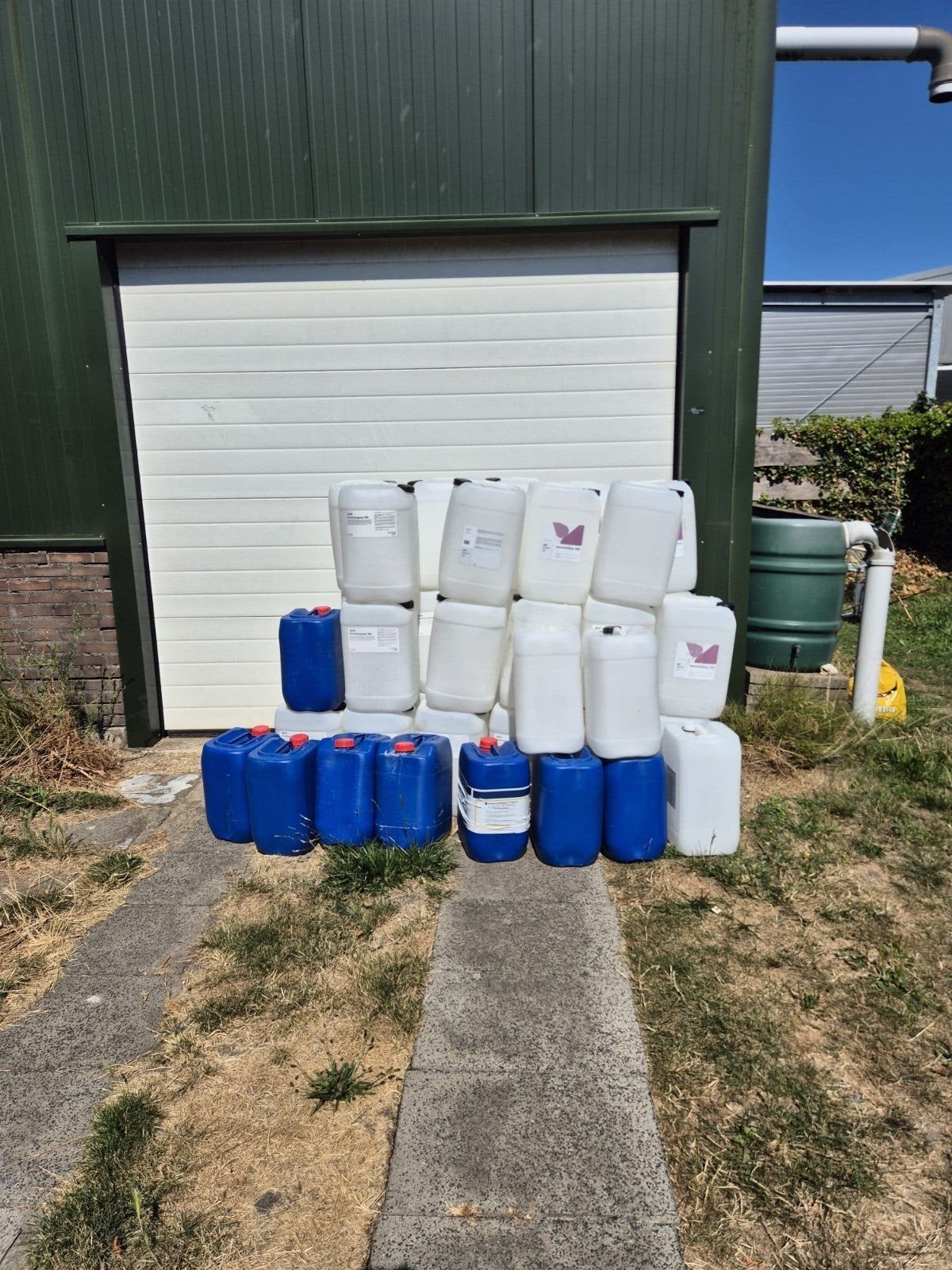 Jerrycans 25liter, Minder dan 75 liter, Ophalen