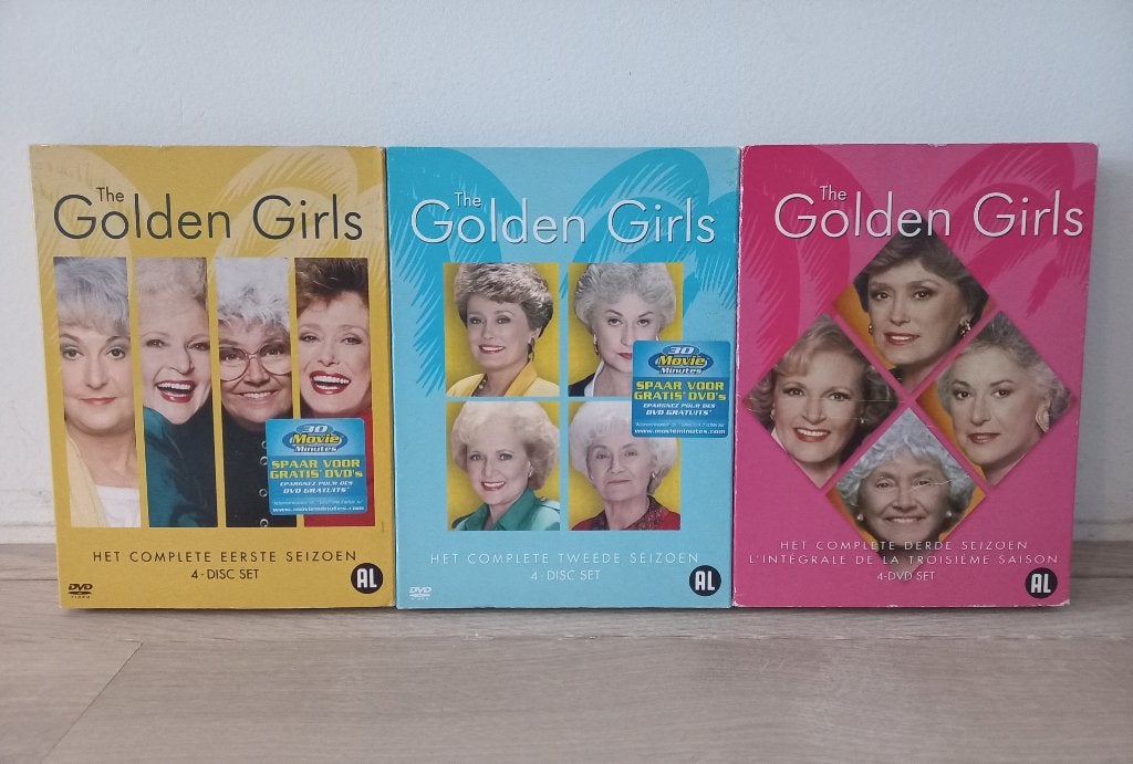 The Golden Girls Seizoen 1+2+3 (12xDVD SET) TV-Serie Jaren80, Cd's en Dvd's, Alle leeftijden, Ophalen of Verzenden, Komedie, Gebruikt