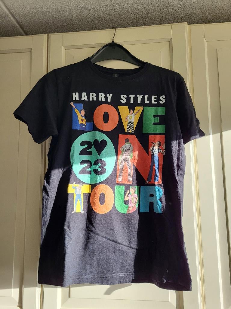 t shirt merchandise harry styles maat M Love on tour 2023, Ophalen of Verzenden, Zo goed als nieuw, Maat 38/40 (M), Korte mouw