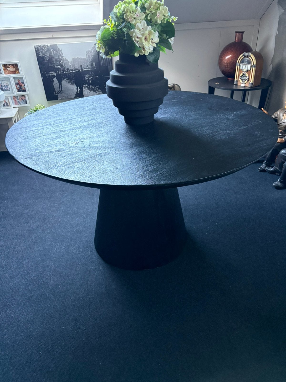Eettafel, Ophalen, Zo goed als nieuw, Rond, 100 tot 150 cm