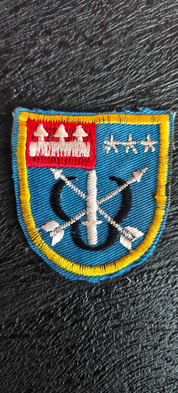 Vietnam Era Khmer Cambodia Royal Army Special Forces Beret F, Ophalen of Verzenden, Landmacht, Amerika, Embleem of Badge