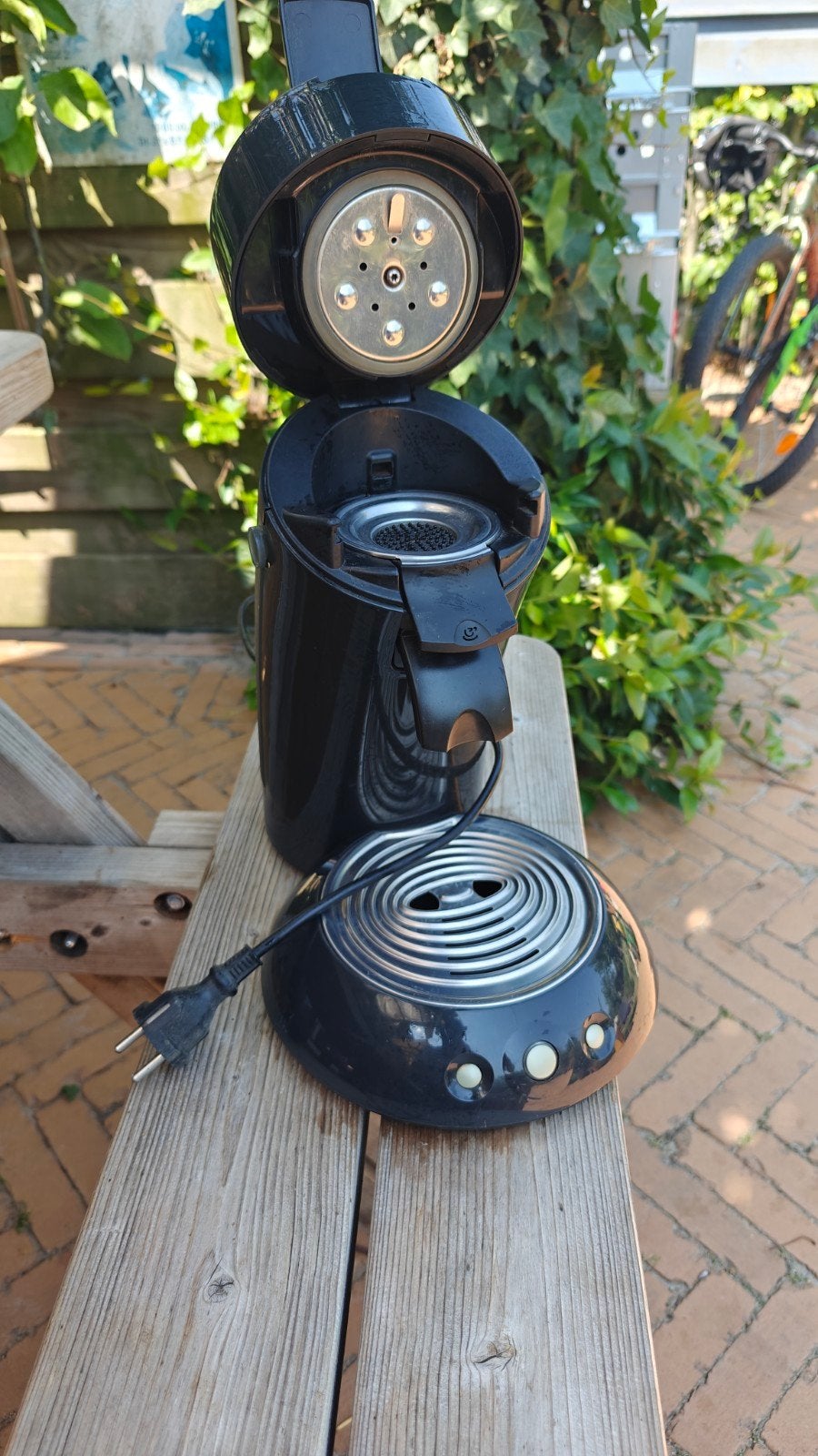 Philips Senseo Original koffiezetapparaat zwart, Gebruikt, Koffiemachine, Ophalen of Verzenden, 2 tot 4 kopjes