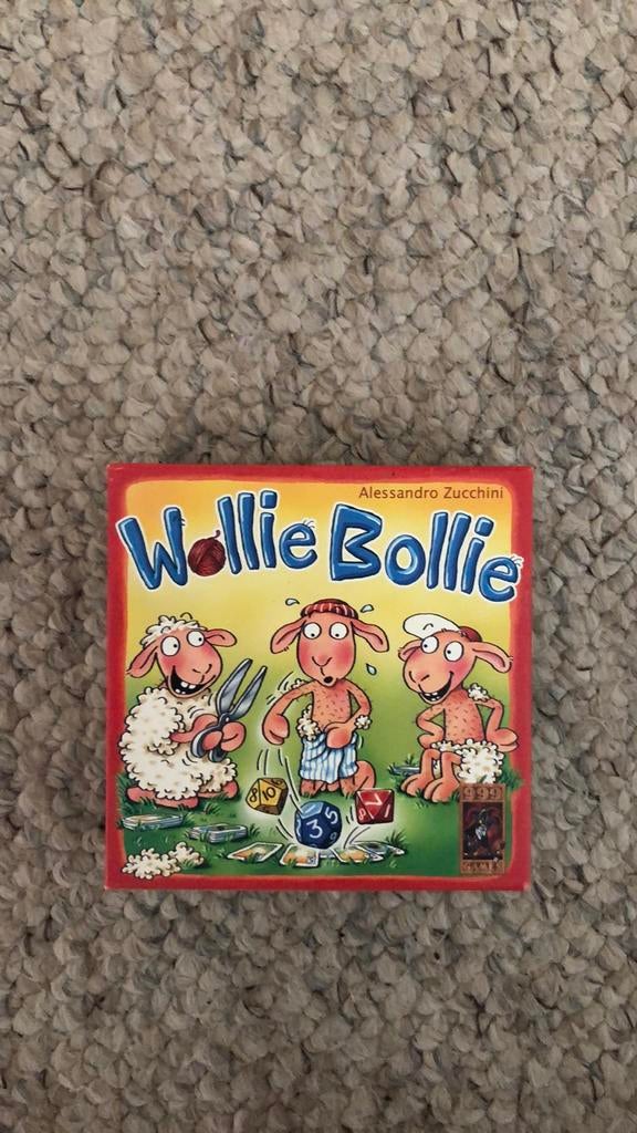 Wollie Bollie Bordspel - Schapenscheerder Plezier, Drie of vier spelers, Ophalen of Verzenden, Gebruikt