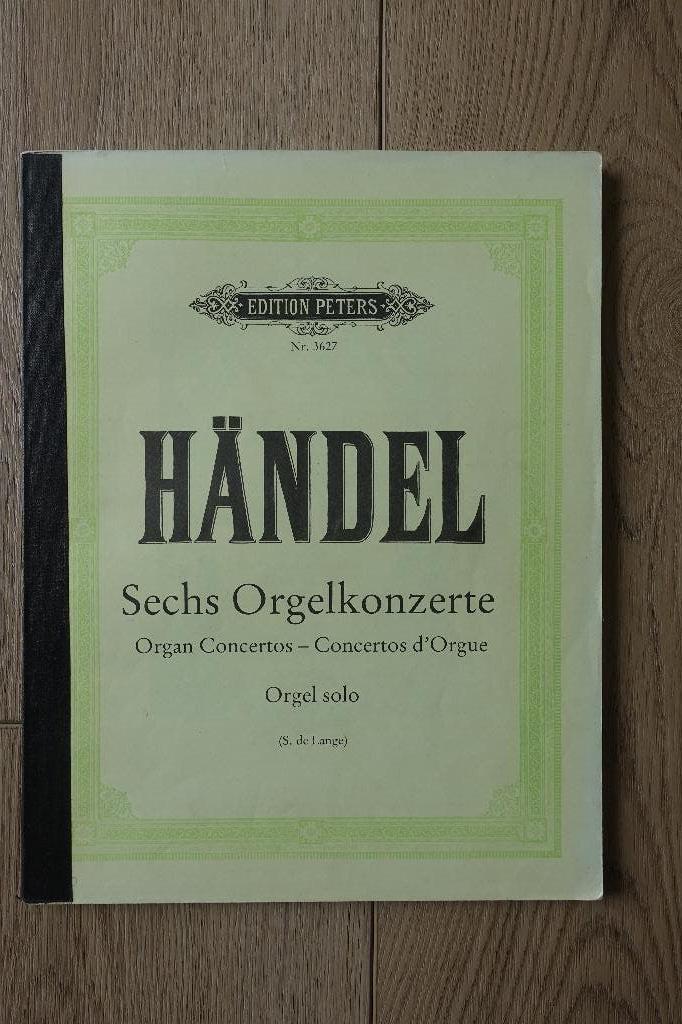 Händel Sechs Orgelkonzerte, Gebruikt, Klassiek, Ophalen of Verzenden, Artiest of Componist