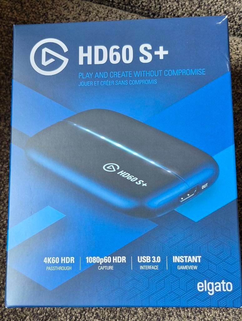 Elgato HD60 S+ Capture Card, Computers en Software, Capture cards, Ophalen of Verzenden, Zo goed als nieuw